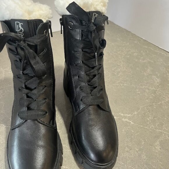 DL SPORT, Black Leather Ankle Boots, Size 7 from Brown's - Picture 3 of 9